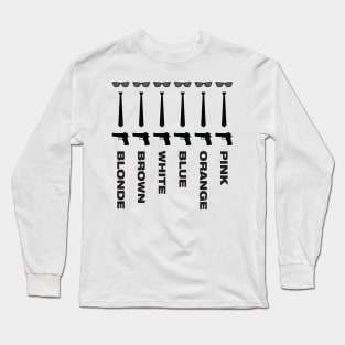 Reservoir Dogs Role Call - Black Long Sleeve T-Shirt